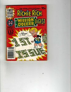 3 Books Richie Rich Million Dollar Digest Joke Book Annual 8 Digest Winners JK33