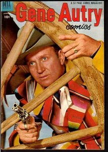 GENE AUTRY COMICS #71-PHOTO COVER-JANUARY 1953-DELL VF