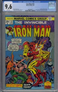 IRON MAN #72 CGC 9.6 SAN DIEGO COMIC CON STORY WHITE PAGES 