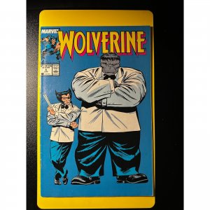 Wolverine #8 Vol 2 (1988 series) Grey Hulk Joe Fixit Claremont Buscema