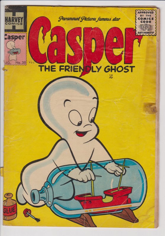 Casper the Friendly Ghost #35 (Aug 1955) GD Harvey