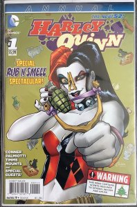 Harley Quinn Annual #1 (2014, DC) In original Poly-Bag. Christmas Tree Cover