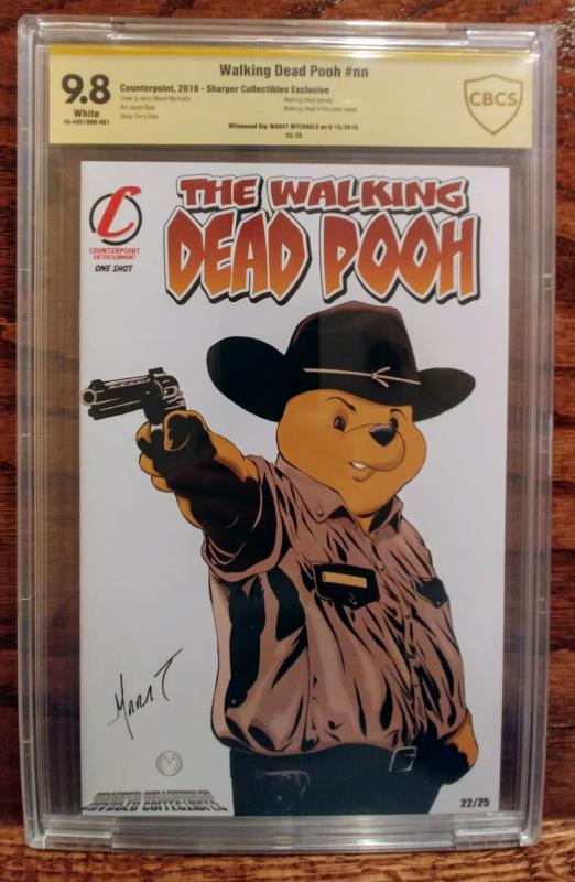 Walking Dead Pooh CBCS 9.8 Sig Marat Mychaels