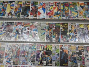 Huge Lot 130+ Comics W/ Iron man, Ghost Rider, Silver Surfer, Wolvie+ Avg VF+!!