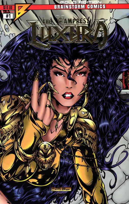 Vampress Luxura, The #1 Gold Variant VF/NM ; Brainstorm | Kirk Lindo