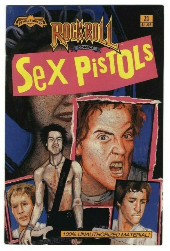 Rock N' Roll Comics #14 Sex Pistols - Revolutionary Comics - 1990 