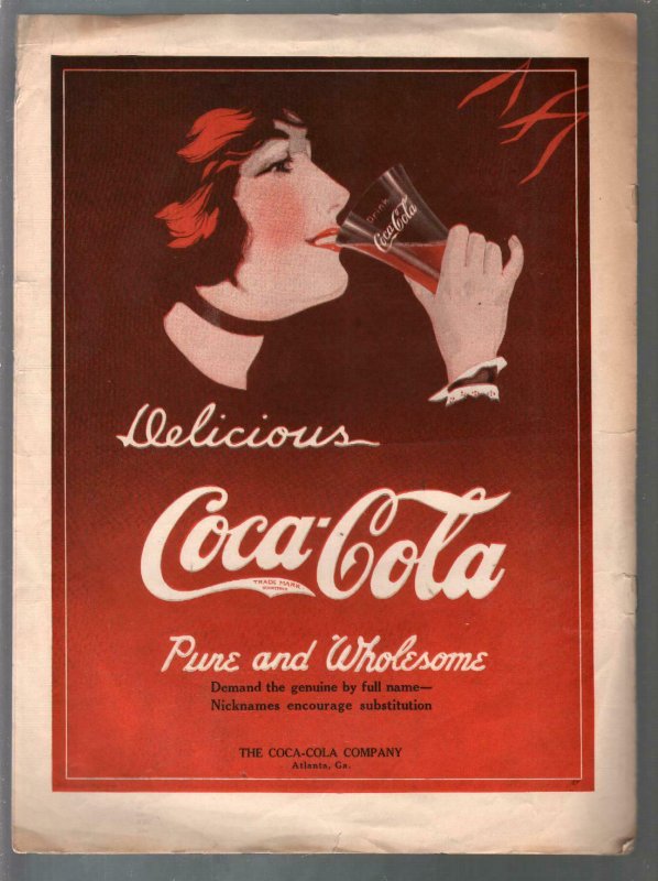 National Sunday Magazine 6/21/1914-pulp fiction-Coca-Cola ad-VG+