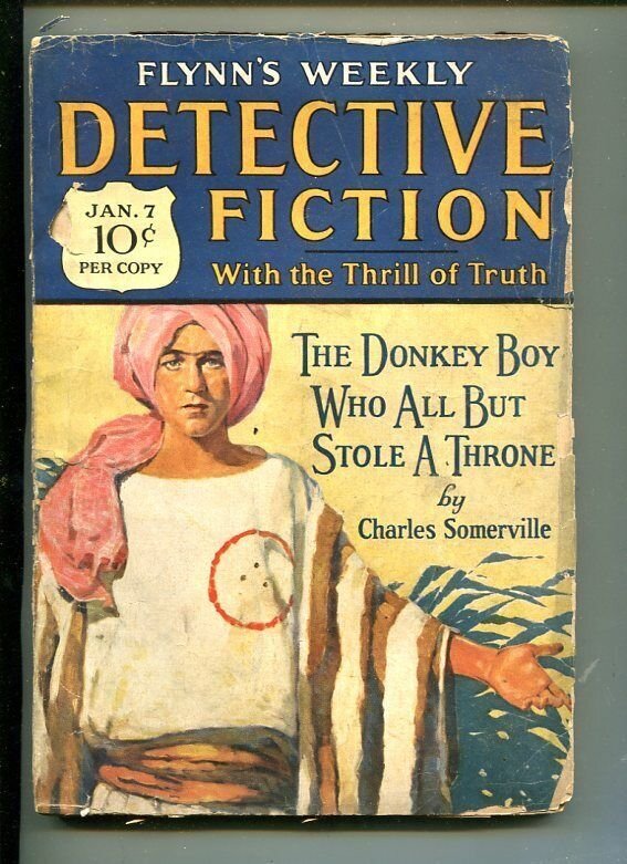 FLYNN'S WEEKLY DETECTIVE FICTION-JAN 7 1928-MYSTERY-DONKEY BOY-WARE-good minus