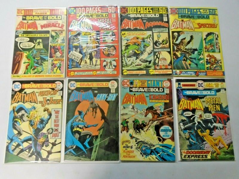 Brave and the Bold lot #100 to #149 36 different books average 5.0 range (1972)