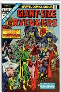 Giant-Size Avengers #4 (1975) The Avengers