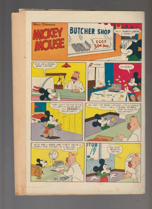 1954 Walt Disney's MICKEY MOUSE #37 GD+ 2.5 Dell Comics