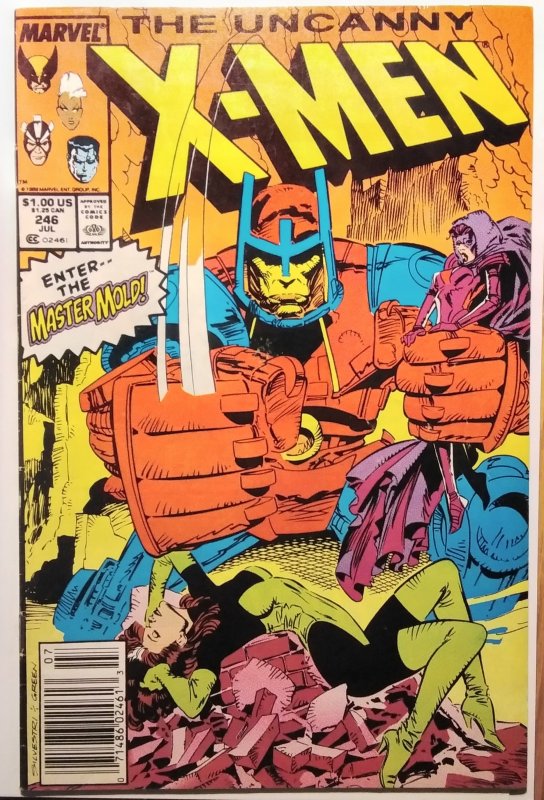 The Uncanny X-Men #246 Newsstand (1989)