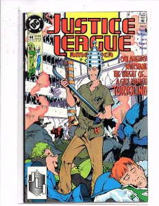 DC Comics Justice League America #44 Adam Hughes Keith Giffen Blue Beetle