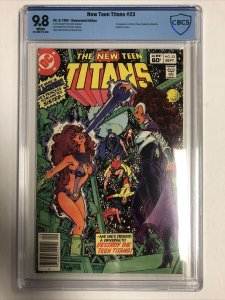 New Teen Titans (1982) # 23 (CBCS 9.8 WP) | 1st App Blackfire | Newsstand