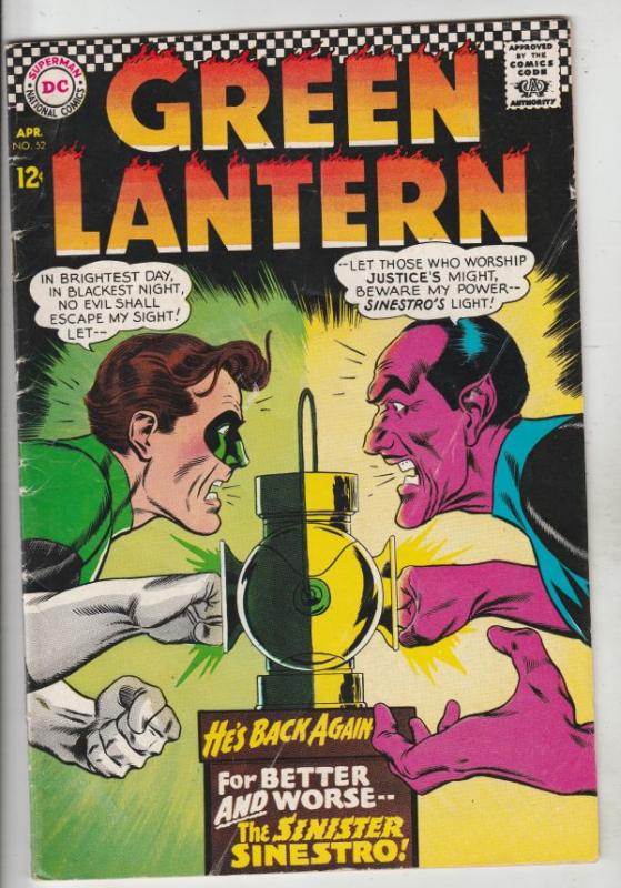 Green Lantern #52 (Apr-67) VG/FN+ Mid-Grade Green Lantern