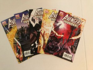 Avengers Invaders 5 - 9  Lot Of 5