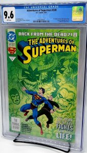 Adv. of Superman #500 CGC 9.6 (June 1993, DC Comics) 1st app Steel + Superboy 