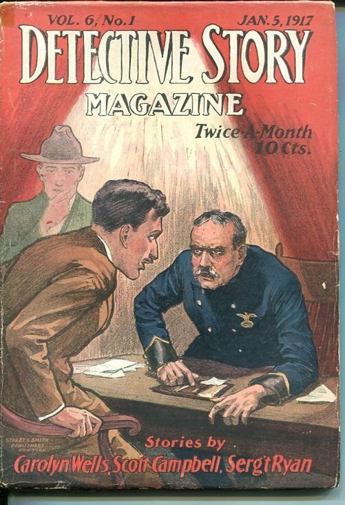 DETECTIVE STORY MAGAZINE-JAN 5 1917-GREGORY HAY-CAROLYN WELLS-DO GREY- G