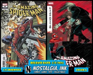 AMAZING SPIDER-MAN #49 CVR A + 1:25 CHRIS SAMNEE VAR NM SET PRESALE PROSHIPS 5/8