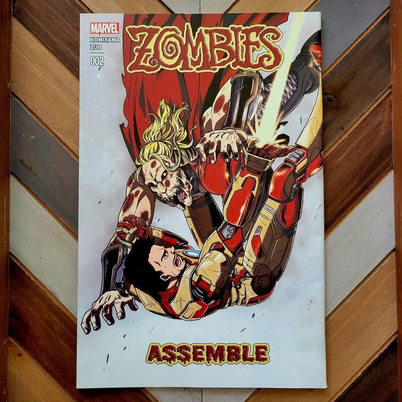ZOMBIES ASSEMBLE Vol.1 #2-3 (Marvel 2017) Heroes & Horror / SET of 2 (Komiyama)