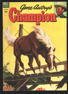 Gene Autry's Champion #13 1954-Dell-Gene's famous horse-Champion fights crime-VG