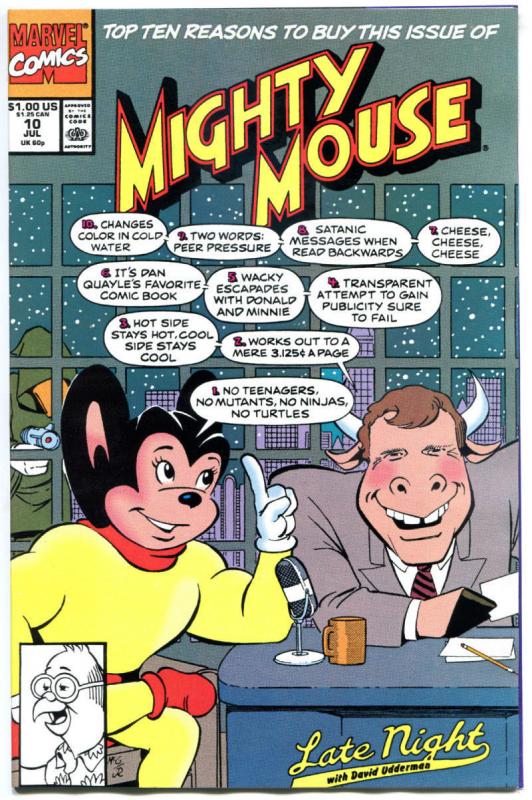 MIGHTY MOUSE #1 2 3 4 5 6 7 8 9 10, NM, Funny, Pearl, 1990, Kids, 1-10,10 issues