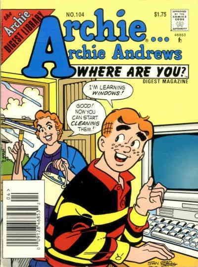 Archie Archie Andrews, Where Are You? Digest Magazine #104 VF/NM ; Archie |