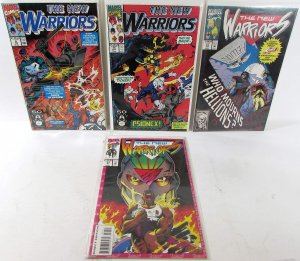 New Warriors Lot 4 #8, 15, 31, 37 1991 Marvel 9.0 Night Thrasher Punisher Comics