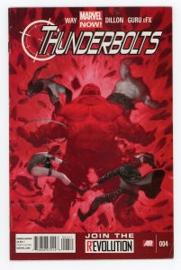 Thunderbolts #4 (2013 v2) Daniel Way Venom Deadpool 1st Red Leader FN+