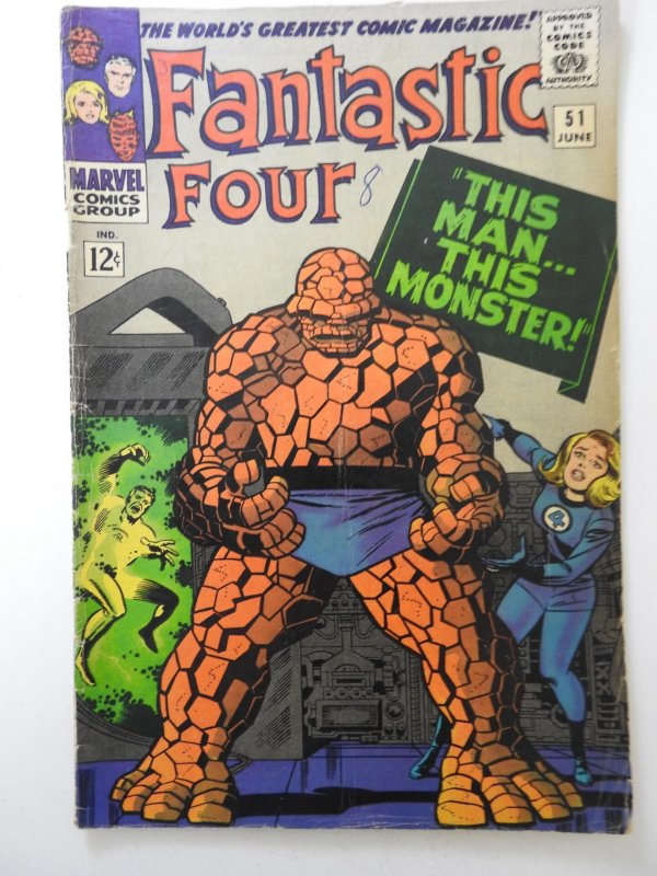 Fantastic Four #51 (1966) VG Condition!