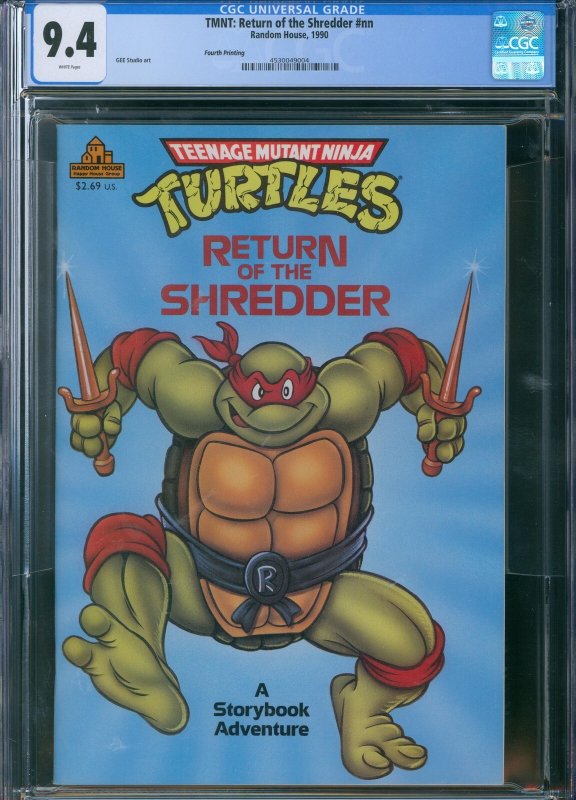 TMNT Graded Comic Book Set - A Storybook Adventure - Random House - 1990