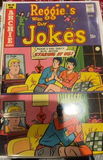 Reggie's Wise Guy Jokes #30 (1974) Big Ethel Muggs 