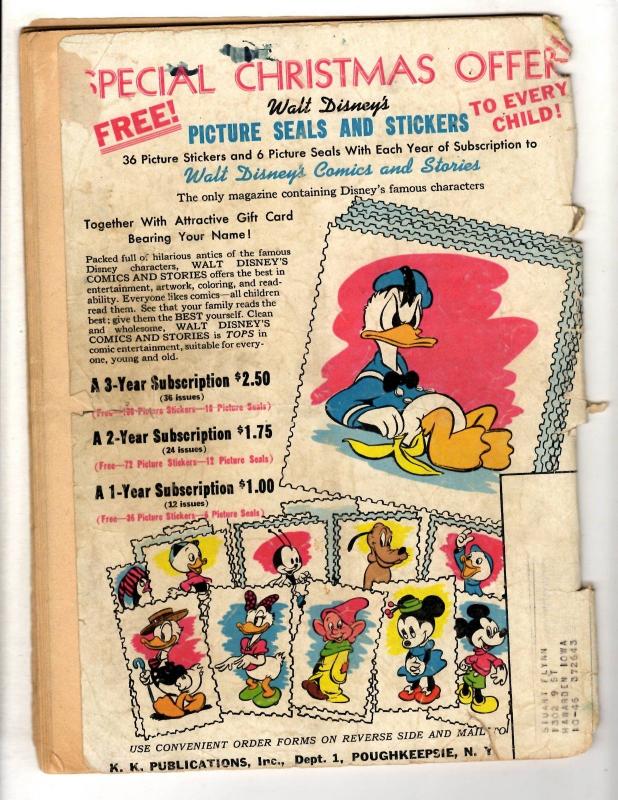 Walt Disney's Comics & Stories # 64 GD Vol 6 # 4 Dell Golden Age Comic 1946 JL10