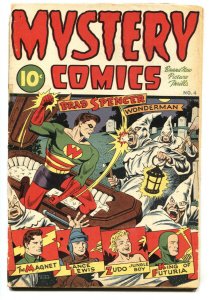 Mystery Comics #4-Alex Schomburg Cover-nedor-1944 