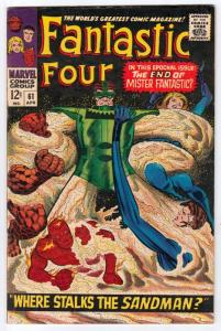 Fantastic Four #61 (Apr-67) VF/NM High-Grade Fantastic Four, Mr. Fantastic (R...