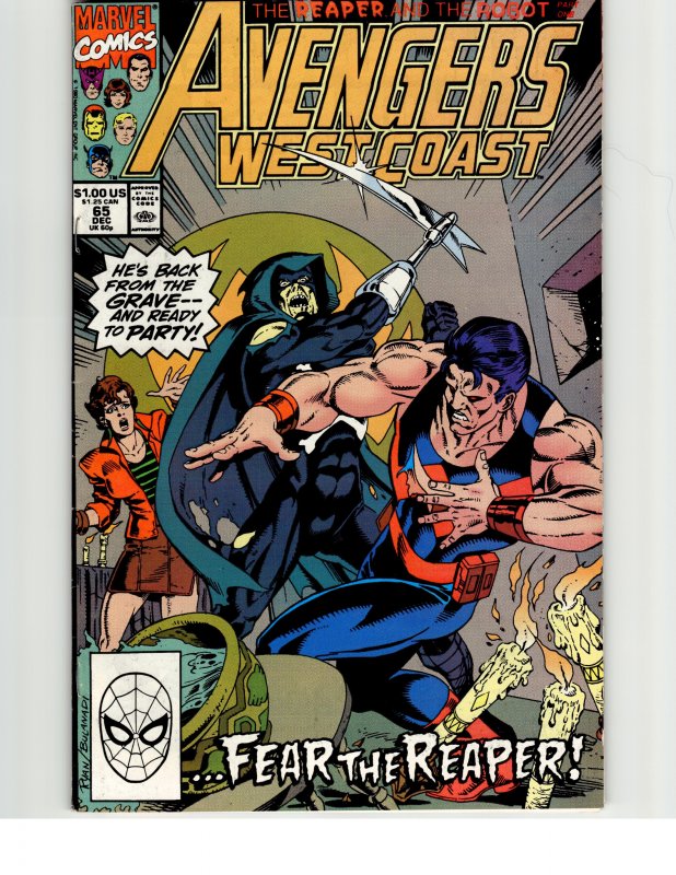 Avengers West Coast #65 (1990) West Coast Avengers / Avengers West Coast