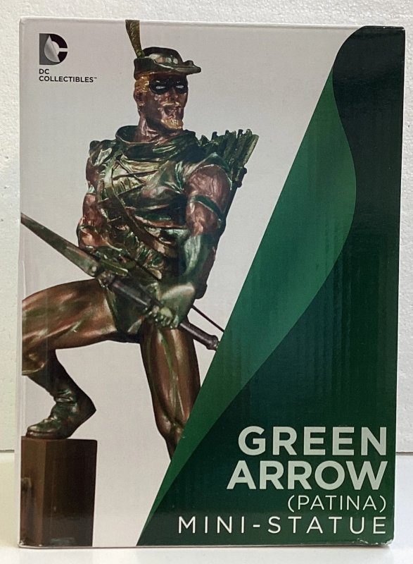 DC Direct Green Arrow Mini Patina Statue