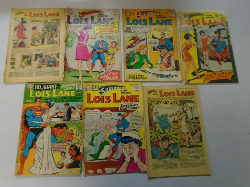 Silver + Bronze age Lois Lane reader comic lot 21 different issues