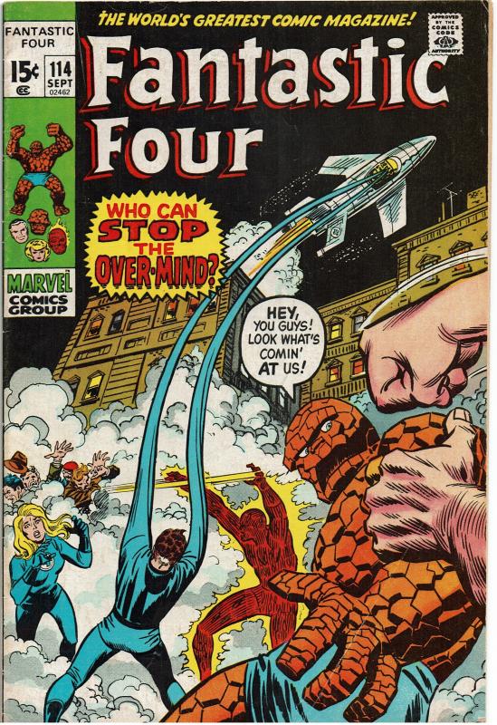 Fantastic Four #114, 4.0 or Better -  vs The Overmind