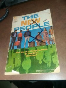 The New People #2 Dell Comics 1970 bronze age tv show photo cover classic mods