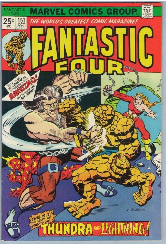 Fantastic Four 151 Oct 1974 VF (8.0)