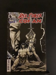 Red Sonja/Conan #1 Comic Block Cover (2015)