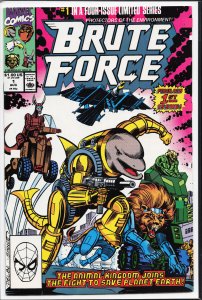 Brute Force #1 (1990) Surfstreak [Key Issue]
