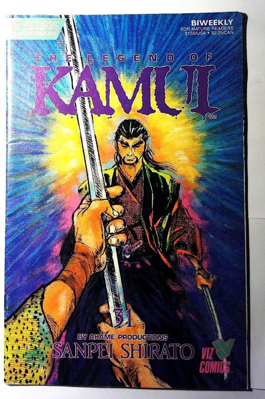 The Legend of Kamui #31 (1988) Eclipse Comics 1st Print Comic Book