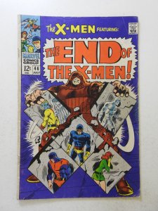 The X-Men #46 (1968) GD+ Condition 2 in spine split