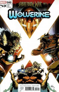 Wolverine (7th Series) #45 VF/NM ; Marvel | Sabretooth War 5