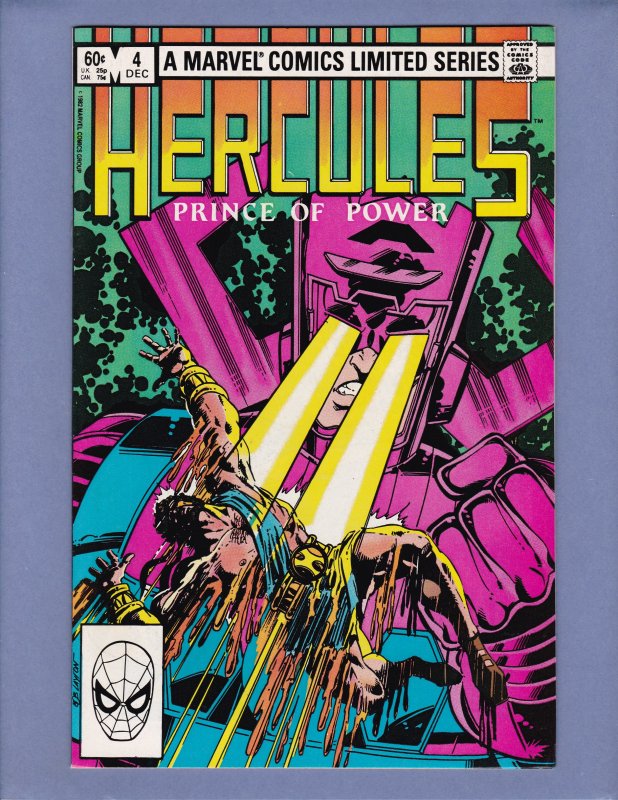 Hercules #1 2 3 4 Complete Series Marvel 1982