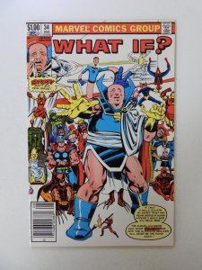 What If? #34 Newsstand Edition (1982) VF condition