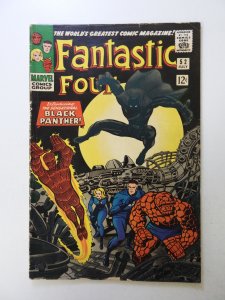 Fantastic Four #52 (1966) 1st appearance of Black Panther VG+ condition