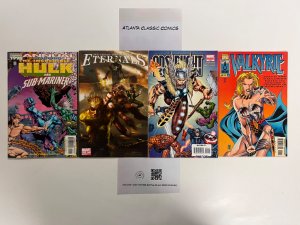 4 Marvel Comics Valkyrie # 1 + Hulk # 1 + Eternals # 6 + Onslaught # 2 80 JS26